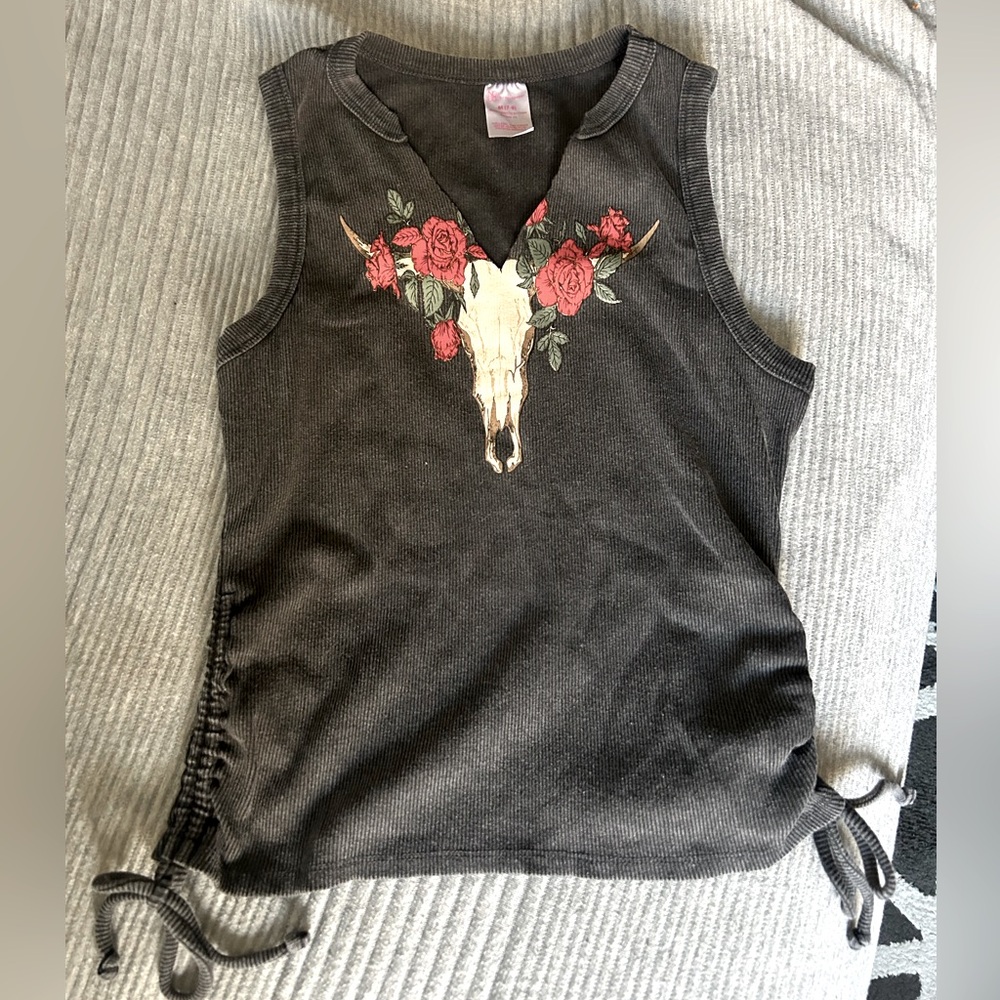 No Boundaries V Neck Tank